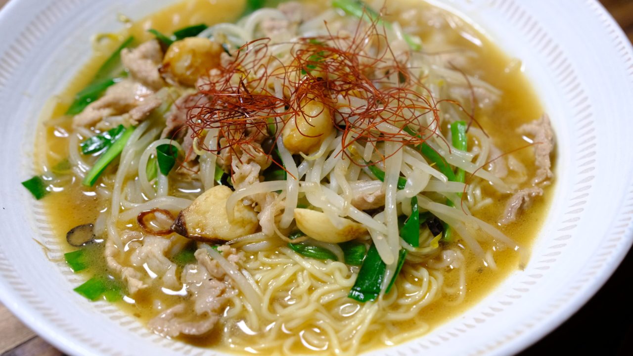 スタイチラーメンで作る本格ベトコンラーメン